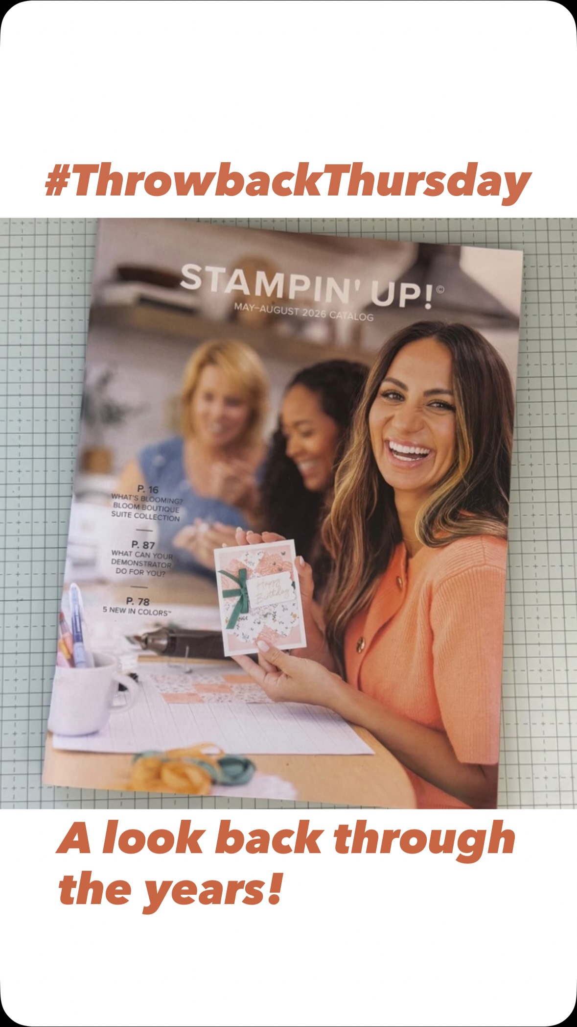 #ThrowbackThursday ✨

Take a walk through decades of Stampin’ Up! catalogs with me 😍

As I celebrate my 30th year with Stampin’ Up!, it’s been so much fun flipping through these old catalogs and remembering the trends, techniques, and products through the years. A huge thank you to my sister-in-law @deblai60 for keeping this incredible treasure trove of catalogs all this time 💛

So many memories packed into these pages! Which crafting era would you bring back? #stampinup #throwbackthursday #30years #stampingbeebuzz